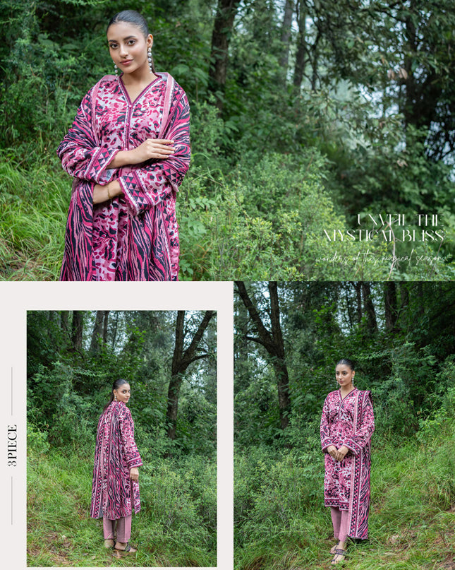 Printed Airjet khaddar 3PC Unstitched - Zesh Vol 2