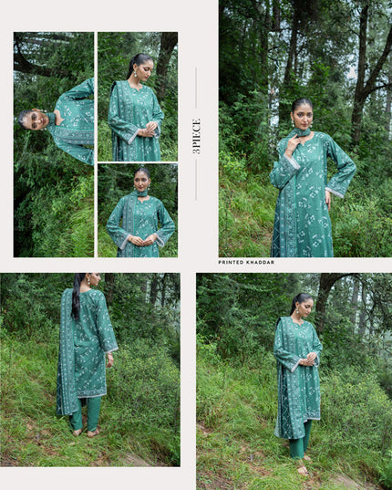 Printed Airjet khaddar 3PC Unstitched - Zesh Vol 2