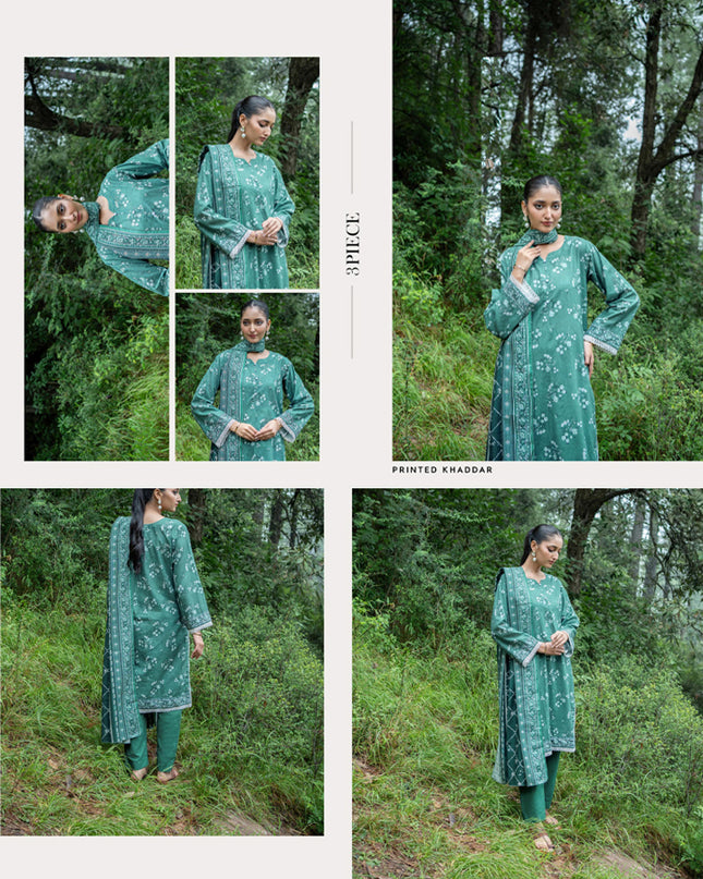 Printed Airjet khaddar 3PC Unstitched - Zesh Vol 2