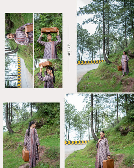 Printed Airjet khaddar 3PC Unstitched - Zesh Vol 2