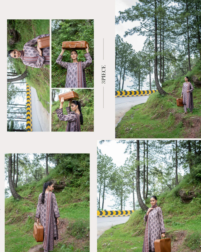Printed Airjet khaddar 3PC Unstitched - Zesh Vol 2