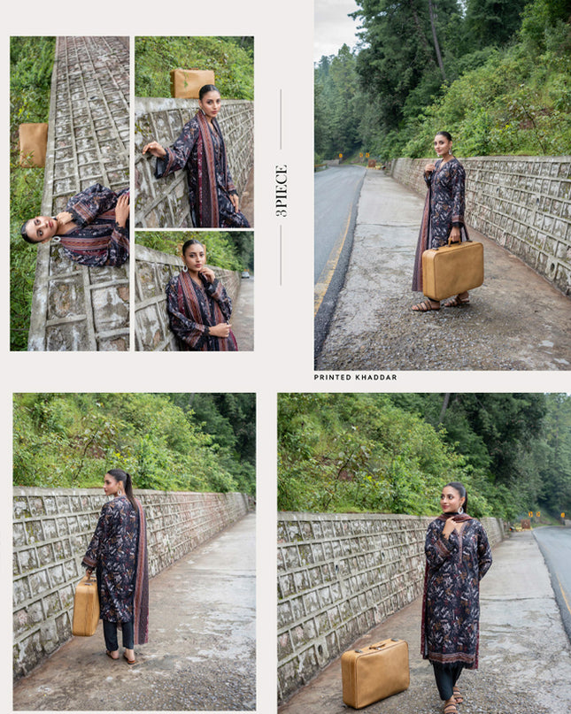 Printed Airjet khaddar 3PC Unstitched - Zesh Vol 2