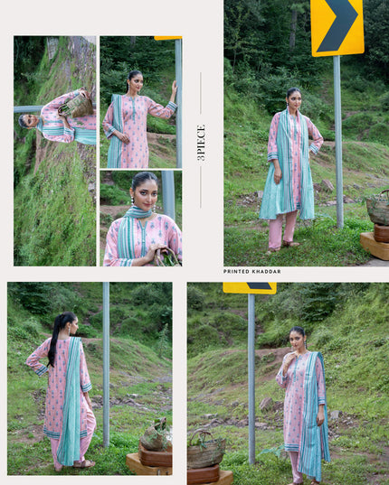 Printed Airjet khaddar 3PC Unstitched - Zesh Vol 2