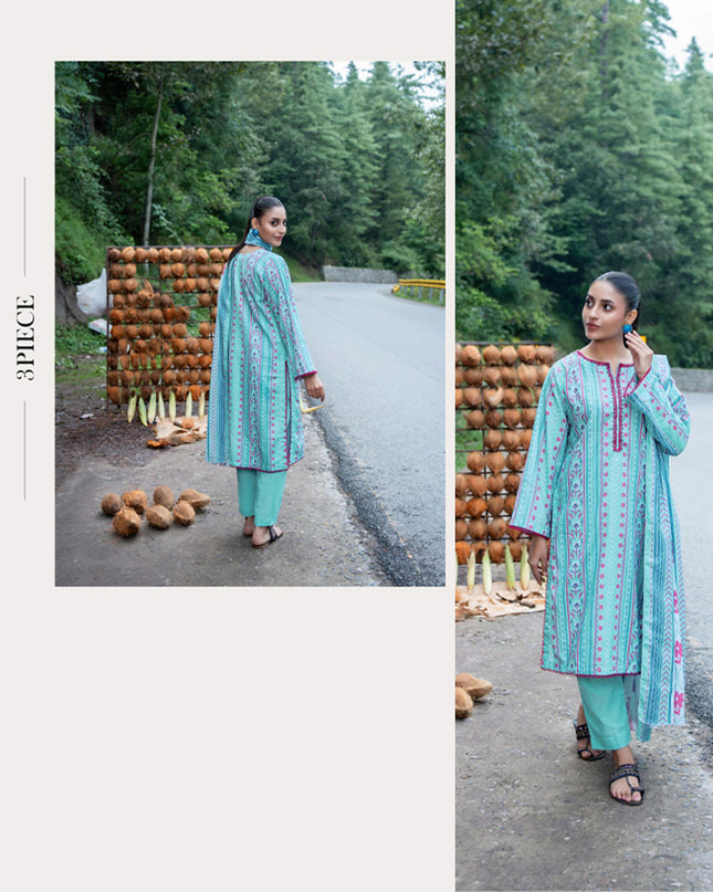 Printed Airjet khaddar 3PC Unstitched - Zesh Vol 2