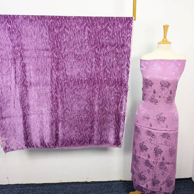 Pure China Patti With Pure Palachi Dupatta 2PC Unstitched