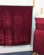Maroon.