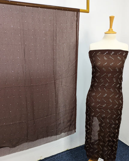 Fancy Chiffon With Mukesh Work