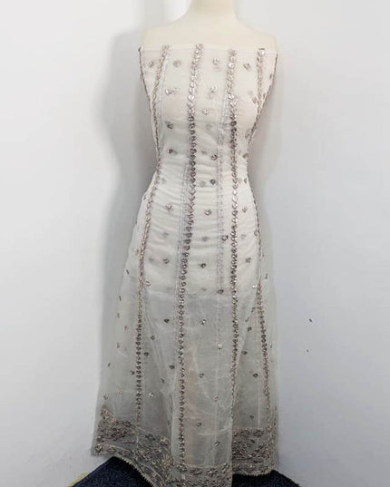 Handmade Organza Gotta Work Frock 2PC Unstitched