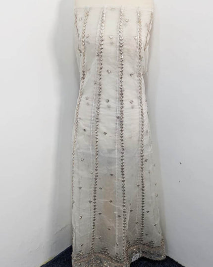 Handmade Organza Gotta Work Frock 2PC Unstitched