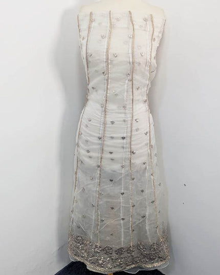 Handmade Organza Gotta Work Frock 2PC Unstitched