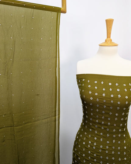 Hand Made Fancy Chiffon with Mukesh Work