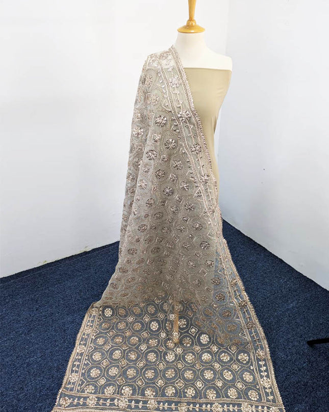 Handmade Full Jaal Gotta Work Organza Dupatta