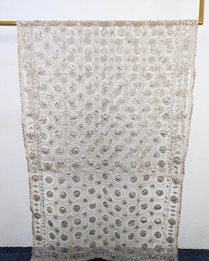 Handmade Full Jaal Gotta Work Organza Dupatta