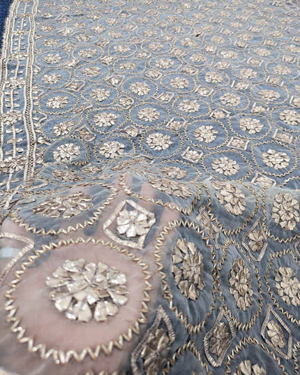 Handmade Full Jaal Gotta Work Organza Dupatta