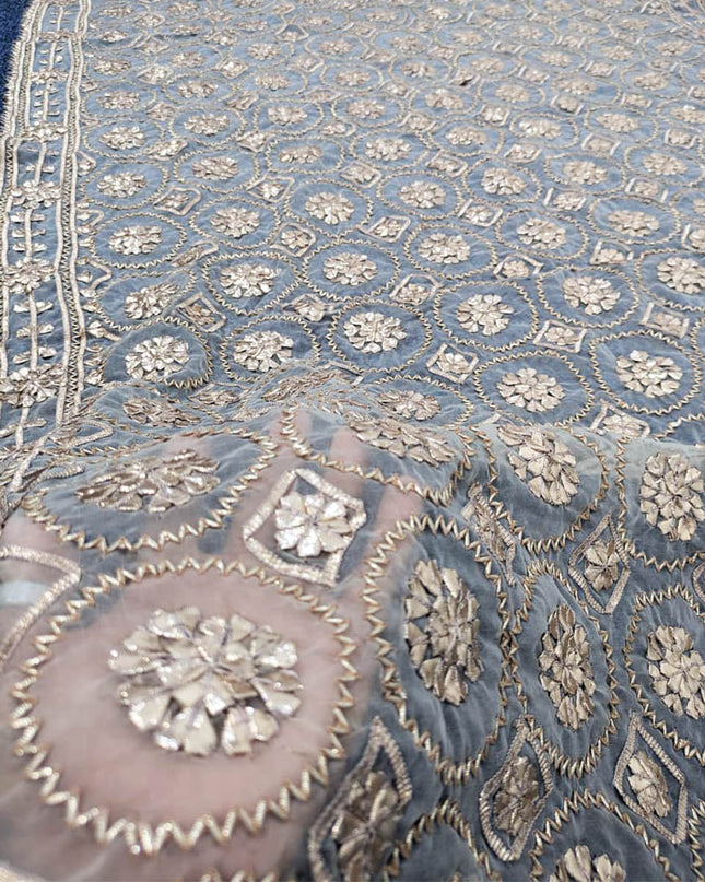 Handmade Full Jaal Gotta Work Organza Dupatta