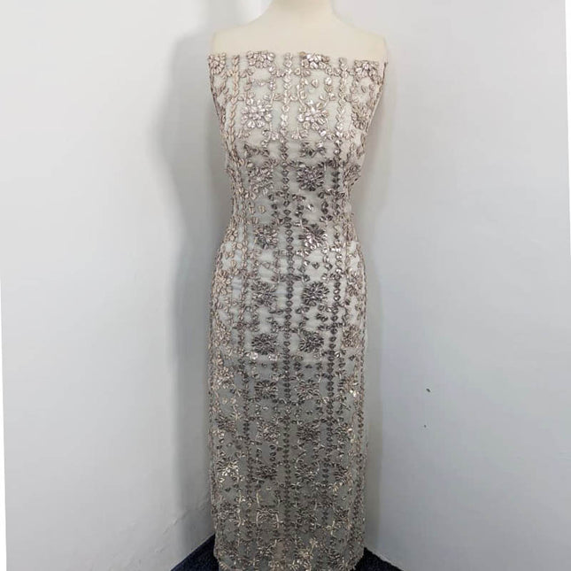 Handmade Dyeable  Organza Gotta Work 2PC Unstitched