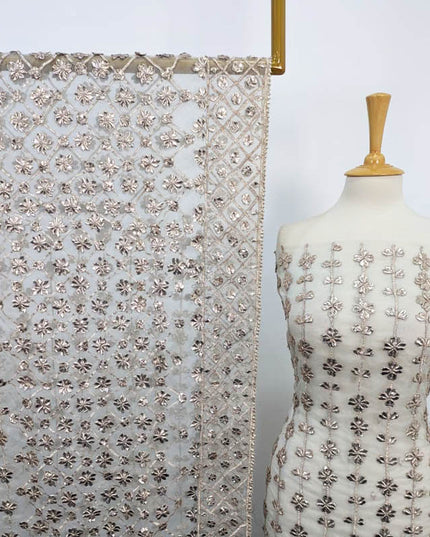 Handmade Full Jaal Gotta Work  2PC Unstitched