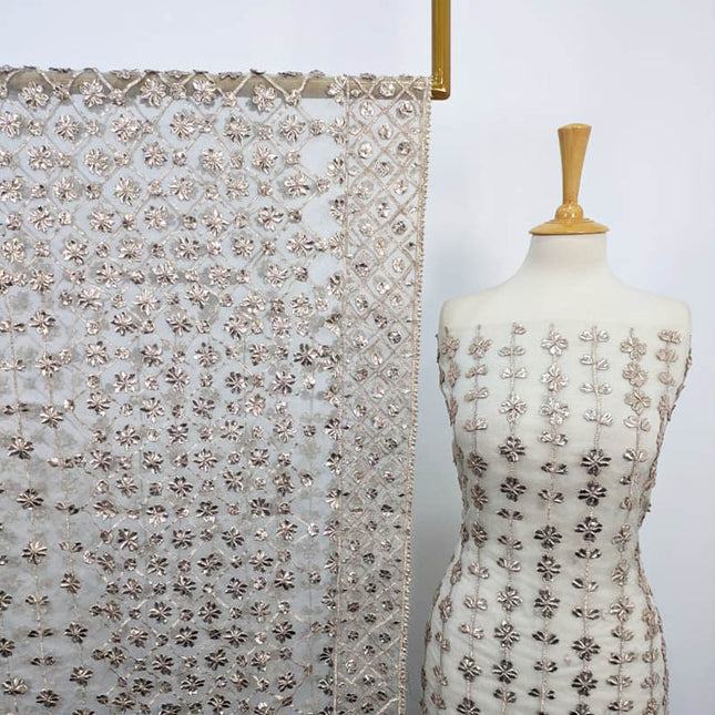 Handmade Full Jaal Gotta Work  2PC Unstitched