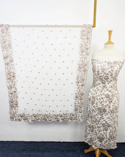 Handmade Chiffon With Gotta Work 2PC Unstitched