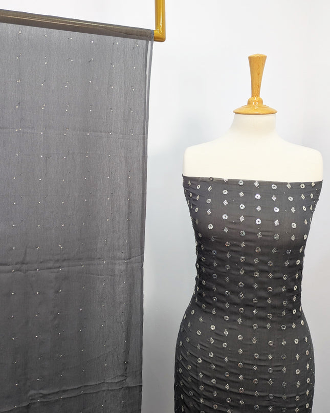 Hand Made Fancy Chiffon with Mukesh Work