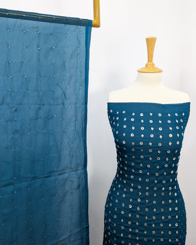 Hand Made Fancy Chiffon with Mukesh Work
