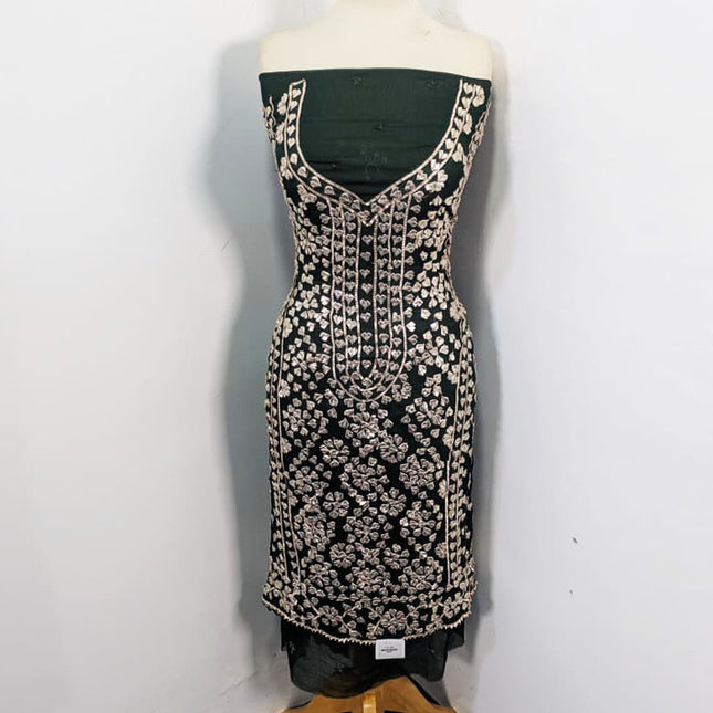 Fancy Handmade Full Jaal Gotta Work Chiffon 2Pc Unstitched