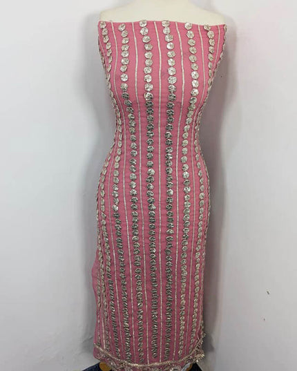 Handmade Gotta + Mirror Work Chiffon 2PC Unstitched