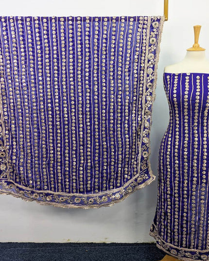 Handmade Gotta + Mirror Work Chiffon 2PC Unstitched