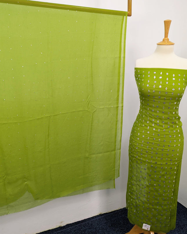 Hand Made Fancy Chiffon with Mukesh Work