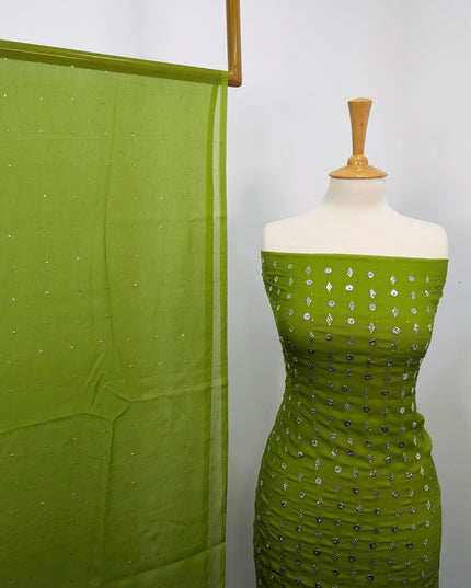 Hand Made Fancy Chiffon with Mukesh Work