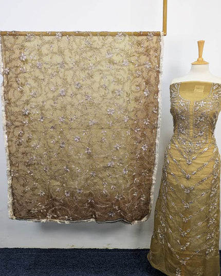 Handmade Organza Gotta Work With Tie & Dye Dupatta 2PC Unstitched