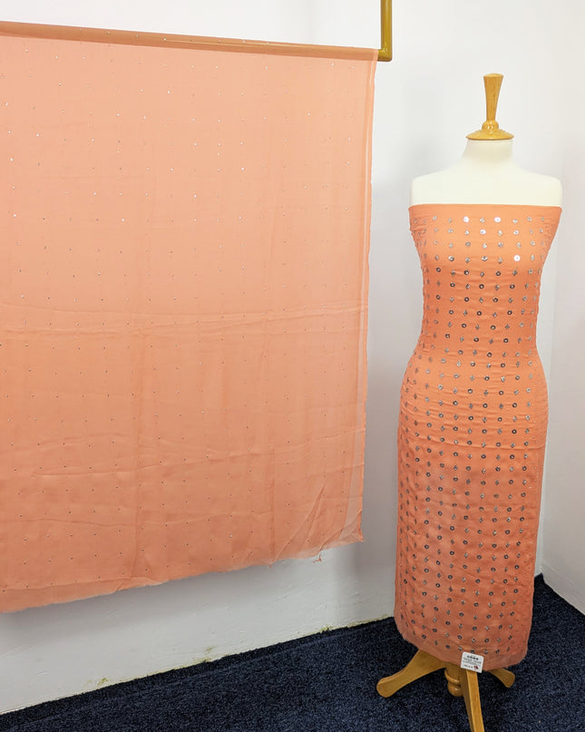 Hand Made Fancy Chiffon with Mukesh Work