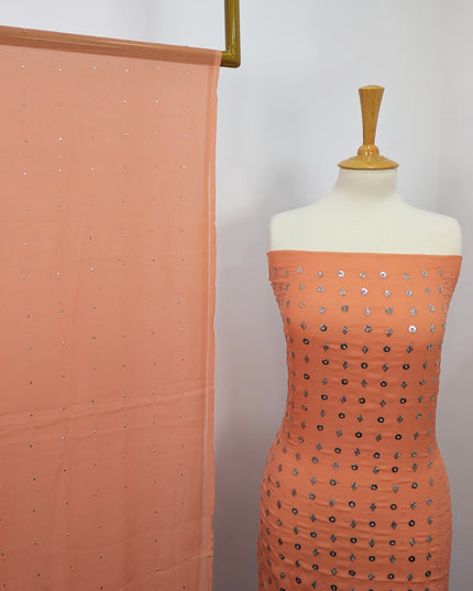 Hand Made Fancy Chiffon with Mukesh Work