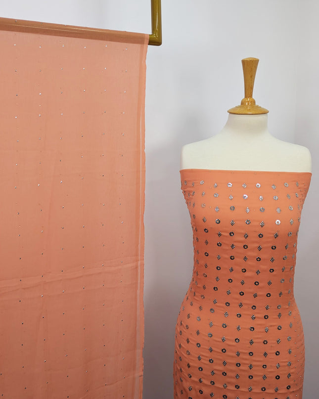 Hand Made Fancy Chiffon with Mukesh Work