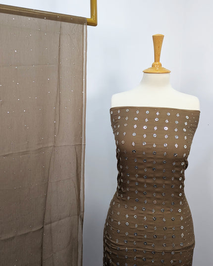 Hand Made Fancy Chiffon with Mukesh Work