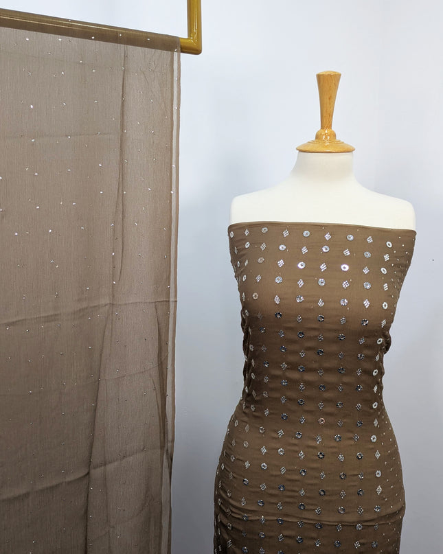 Hand Made Fancy Chiffon with Mukesh Work