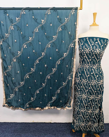 Handmade Full Jaal Gotta Work Chiffon 2PC Unstitched