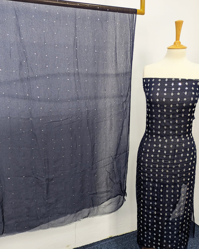 Hand Made Fancy Chiffon with Mukesh Work