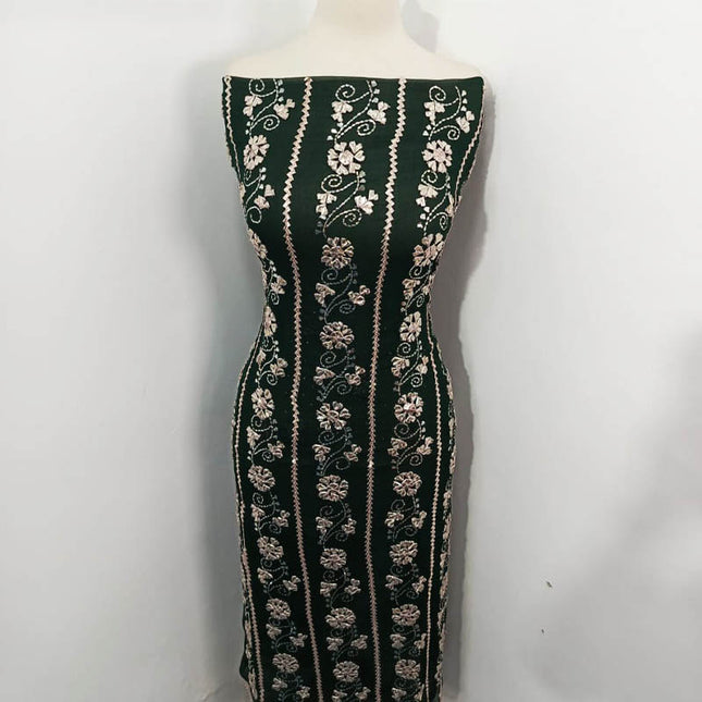 Handmade Gotta and Mukesh Work Chiffon 2PC Unstitched