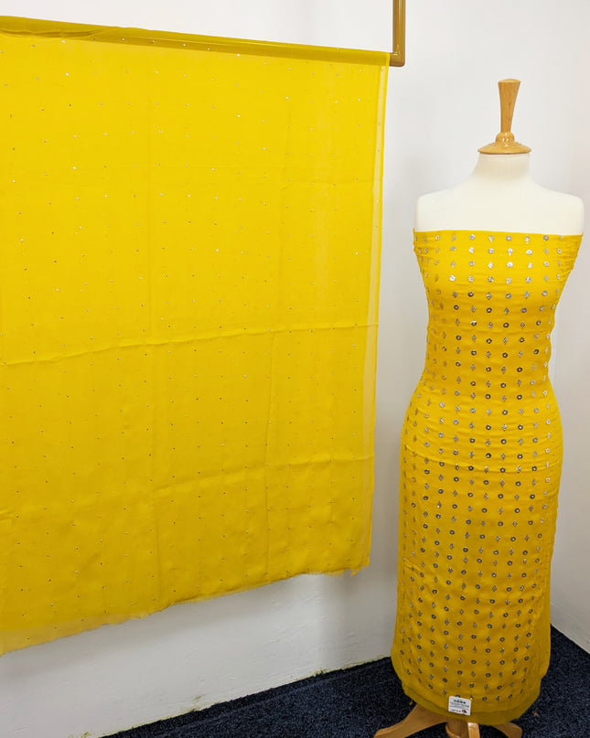 Hand Made Fancy Chiffon with Mukesh Work