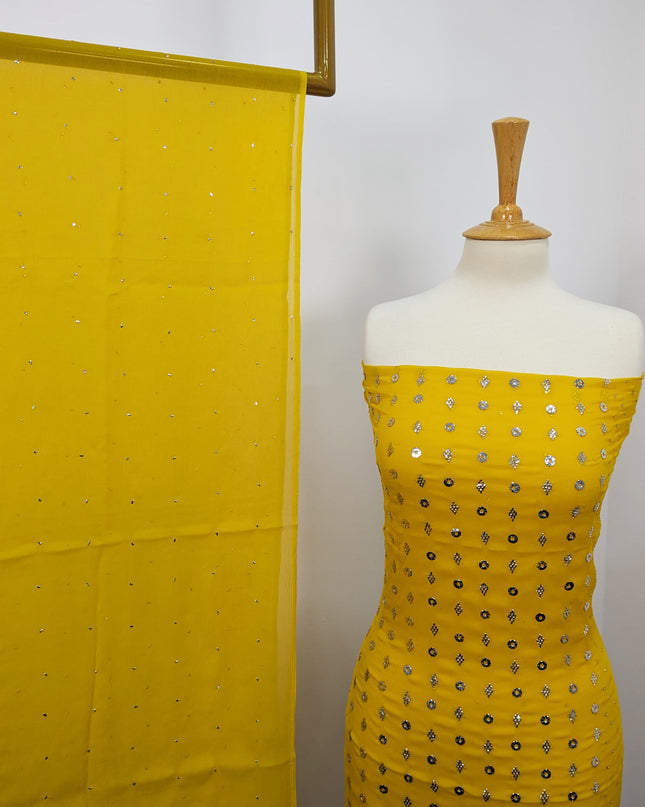 Hand Made Fancy Chiffon with Mukesh Work