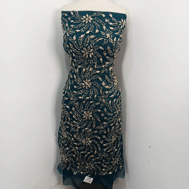 Handmade Full Jaal Gotta Work Chiffon 2PC Unstitched