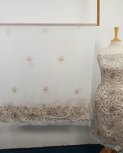 Handmade Full Jaal Gotta Work Chiffon 2PC Unstitched