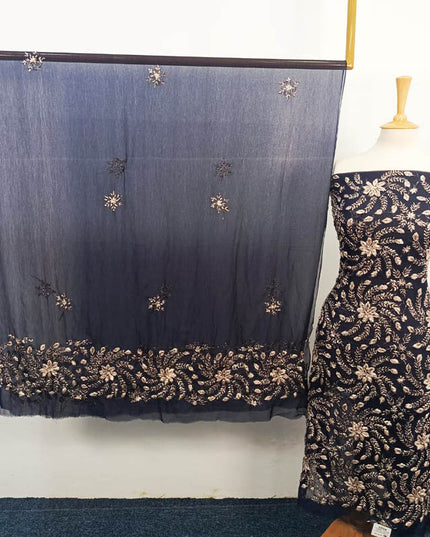 Handmade Full Jaal Gotta Work Chiffon 2PC Unstitched