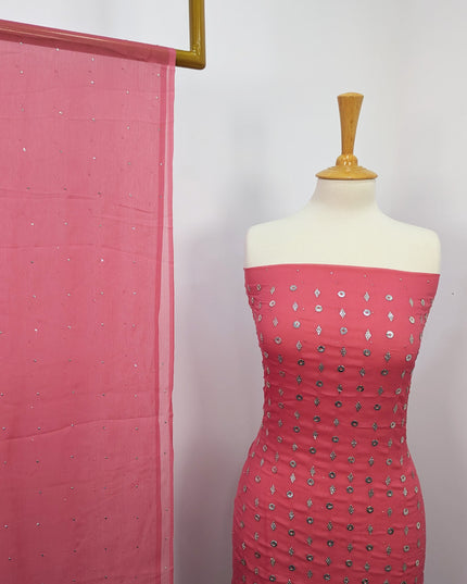Hand Made Fancy Chiffon with Mukesh Work