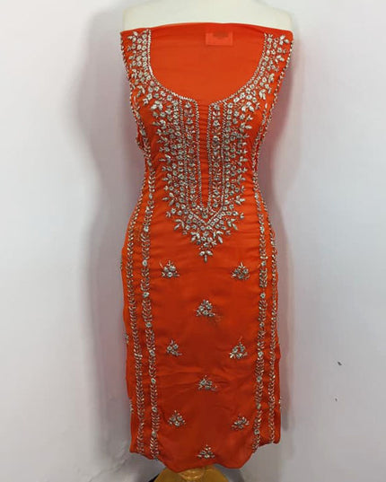 Pakistani Chiffon with Handmade LCD Gotta Work