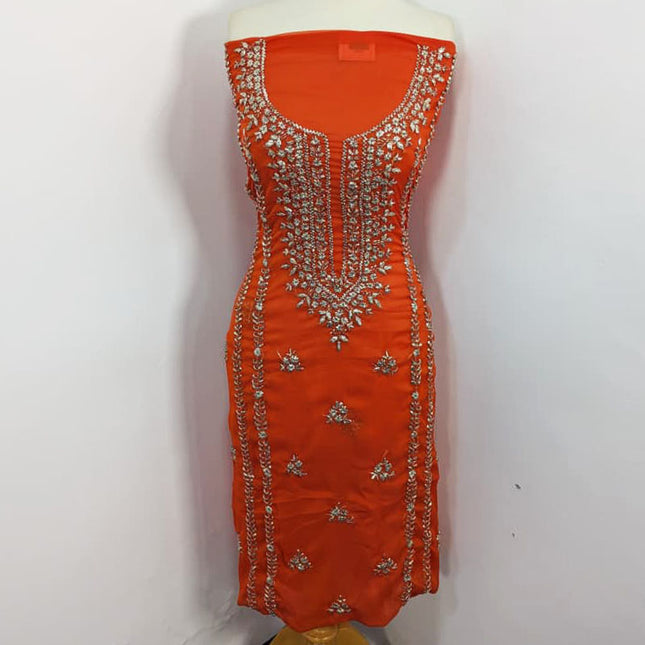 Pakistani Chiffon with Handmade LCD Gotta Work