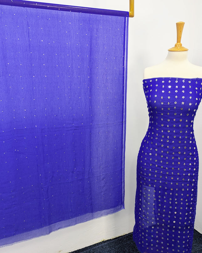 Hand Made Fancy Chiffon with Mukesh Work