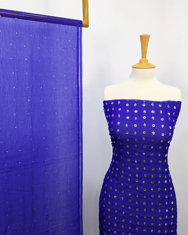 Hand Made Fancy Chiffon with Mukesh Work