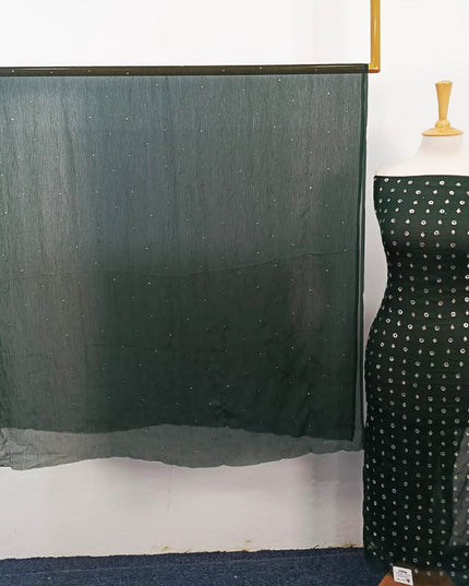 Handmade Mukesh Work Chiffon 2PC Unstitched